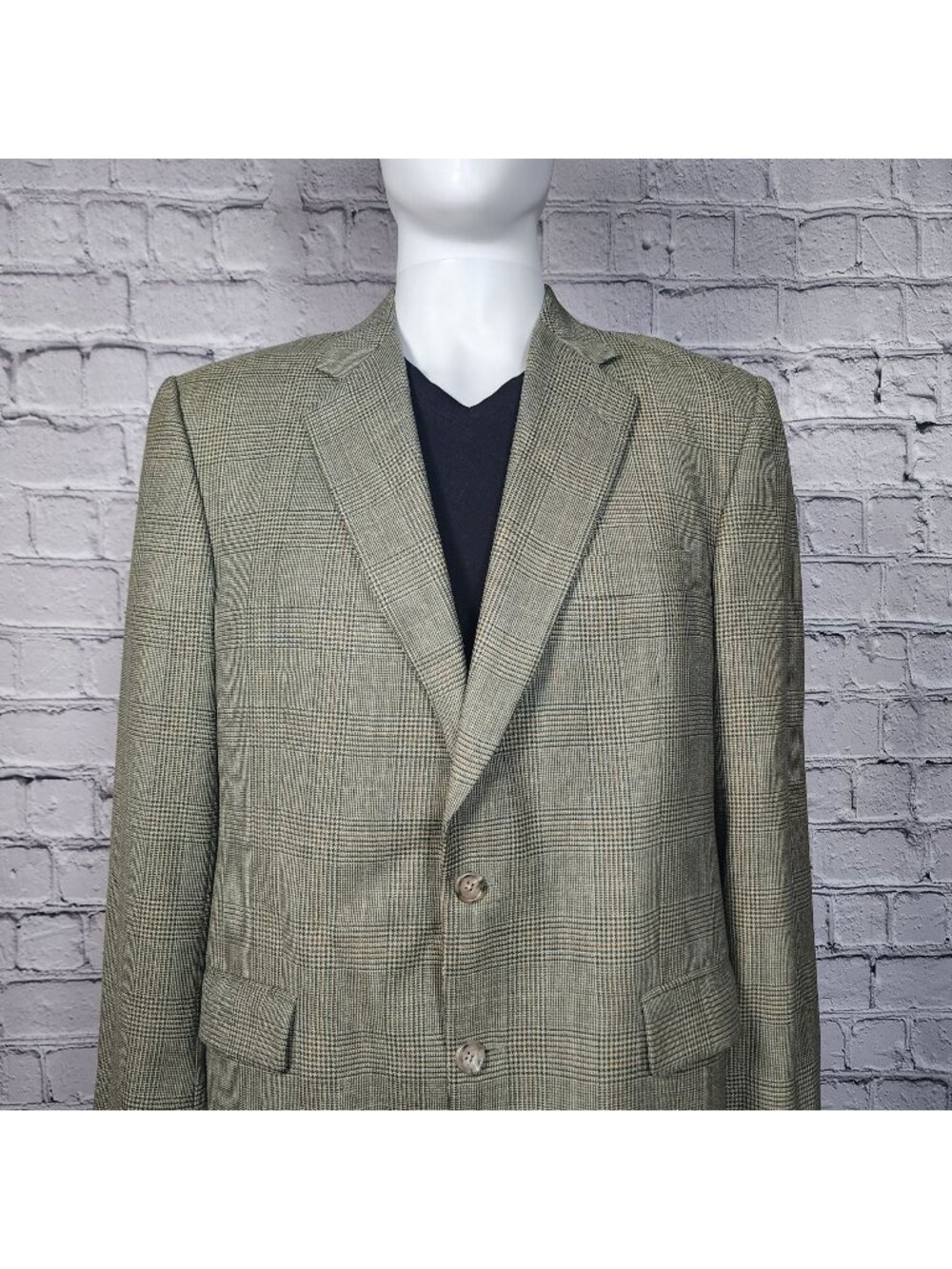 Burberry London Kensington Plaid Wool Blend Blazer, Men's 42R